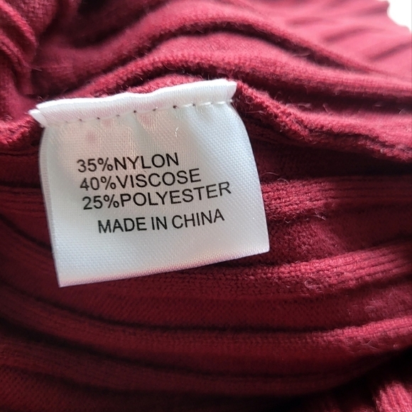 Meroketty Mock Neck Ribbed Stretch Sweater Dress Size XL - Picture 12 of 13